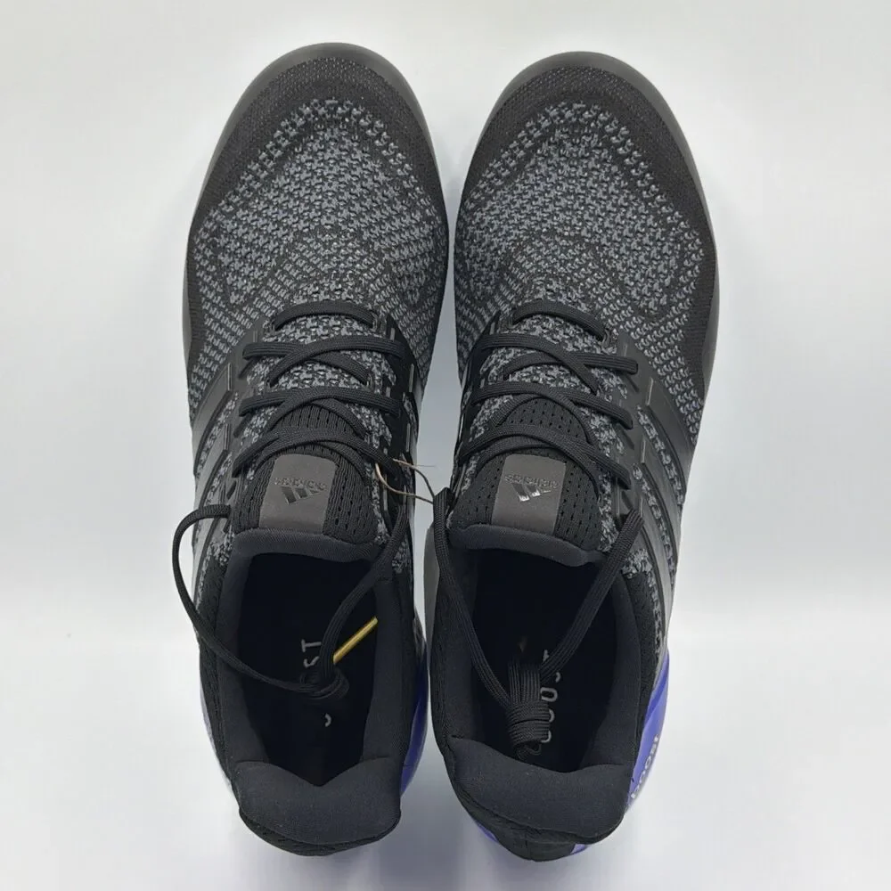 adidas Ultraboost Boost Football Cleats Mens Black Sneakers Athletic Shoes Sz 13